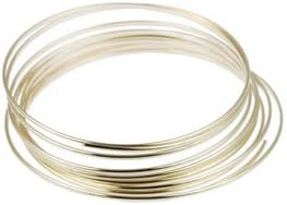 Sterling Silver Half Hard Wire - Half Round - 5 ft - 18 Gauge : Pack of 1 Pack
