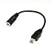Produktbild System-S Adapter Klinkenbuchse auf Mini USB für HTC Smart Tattoo Touch Hero Magic Diamond HD 3G Viva P Dual TYTN Advantage Snap Pure Dash Droid Eris Ozone