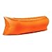 Produktbild HDCM Aufblasbarer Lounger mit Tragebeutel, Sicherungsstock und Pflaschenöffner für Reisen, Camping, Wander, Schwimmbad, Orange