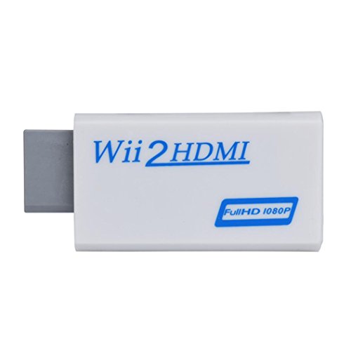 Bescita Full HD HDMI 1080P Konverter Adapter mit 3,5 mm Audioausgang für Wii 2 - 2