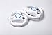 Produktbild 2x sioco Racing Lenkrad für Nintendo Wii und Wii U - Mario Kart Lenkräder Zubehör Steering / Driving Wheel - Weiss / White