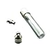 PIXNOR Mini Glass Wish Bottles Jars with Cap - 10pcs(Transparent)
