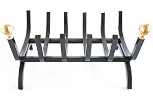 CRUCCOLINI BRUCIALEGNA PESANTE CM 40 IN FERRO BATTUTO PER CAMINO