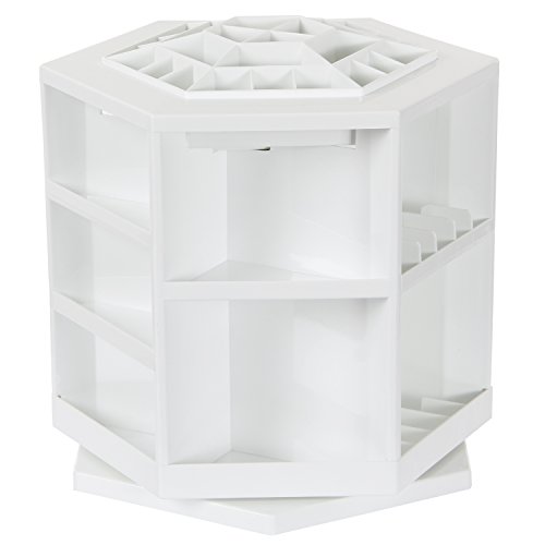 Lifewit Drehbarer Lipgloss Aufbewahrung Kosmetik Organizer aus Acryl Lippenstiftständer Organizer Turm Spinning Lipstick Tower Lippenstifthalter - 5