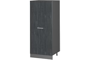 Vicco Livinity mobile per forno da incasso R-line, Calcestruzzo nero/Antracite, 60 cm