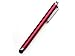 Price comparison product image Universal Capacitive Stylus Pen for iPad 1 2 3 4, iPad Mini; iPhone 3G 3GS 4 4S 5; iPod Touch 2 3 4 5; HTC One X, One S, One V, Desire C, Desire S, Desire X, Desire V, Desire T, Desire HD, Sensation, Sensation XE XL; Samsung Galaxy S1 S2 S3 S3 Mini, Galaxy Note 1 2, Galaxy Mini Fit W Y, Ace, Ace Plus, Ace 2; Sony Xperia J P R S T U VX Z, Xperia Miro, Xperia Tipo, Xperia Arc, Xperia Neo, Xperia Ray; Windows Phone 8S 8X; Nokia Lumia 500 510 520 600 610 620 800 810 820 900 910 920, Nokia Asha; Samsung Galaxy Tab 2 10.1 P5100 / P5110, Galaxy Tab 2 7.0 P3100 / P3110, Samsung Galaxy Tab 10.1 P7100, Galaxy Tab 7.0 P5200, Galaxy Note 10.1 N8000 / N8010; Blackberry Playbook; Google Nexus 7, Google Nexus 10; Motorolla XOOM; Kindle Fire, Kindle Fire HD; Microsoft Surface; Dell Streak; Sony Xperia Tablet S; Acer Iconia Tab; Asus Transformer Pad; HP TouchPad; HTC Flyer and All Other Phones, Tablets and Devices with a Capacitive Touchscreen - Pen Style - Red