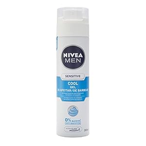 Nivea Sensitive Cool Shaving Gel Without Alcohol for Men - Image 3