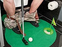 infactory Lustiges Golfspiel-Set für Bad & WC - 4