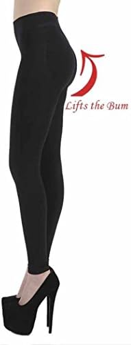 Pamela Mann Black 120 Denier Shaping Leggings Sizes S, M &amp; L (Large)