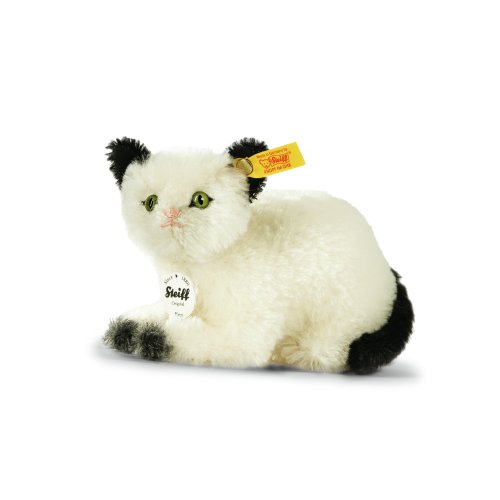 Preisvergleich Produktbild Steiff 033483 Kitty Katze 14 mohair liegend