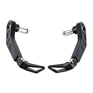 Jb Racing Rayana Brake and Clutch Lever Protector Guard for Universal Bike (Black)