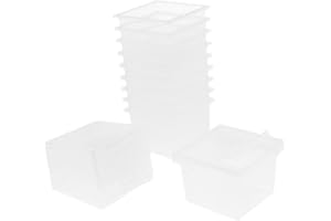 SM SunniMix 10 Transparent Wasserreptil Zuchtbox Insektenbox für Reptilien Wasserreptil, Größe (): Ca. 6,5 x 6,5 x 4,4 cm