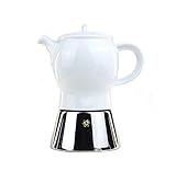 Made in Italy / Material Kocher: Hartporzellan (Hartfeldspat) / Material Kessel & Sieb: rostfreier Edelstahl (Inox 18/10) / Material Sicherheits-Ventil: Kupfer / Klebstoff Metall-Gewinde: lebensmittelechtes Silikon (TÜV geprüft) / Lieferumfang: 1 Espressokocher im Karton