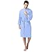 Produktbild SEWORLD Bademantel Unterwäsche Paar Nachthemd Dessous Einfarbig Baumwolle Verlängerte Verlängerte Coraline Plüsch Schal Bademantel Langarm Pyjama(Herren:Blau,XL)