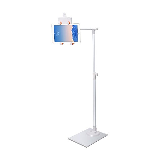 LONGKO Universal Verstellbar Bodenständer 360°Drehbar Tablet Halterung Für iPad iPhone und Smartphone - 2