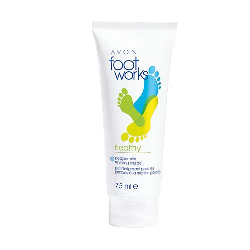 Avon Foot Works Healthy Reviving Leg Gel, Peppermint 75 ml