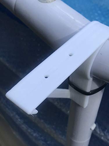 2 x Piscine Fixations pour étagère Convient 45 mm Top Rail/35 mm Montants par ex. INTEX