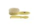 Kent BA28 Soft White Bristle Gentle Growth Shine Baby Hair Brush and Comb Set