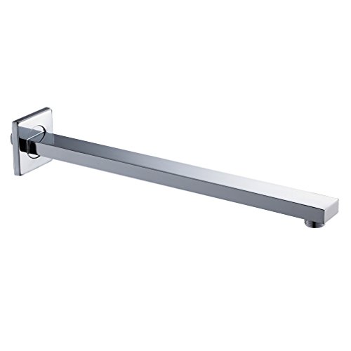 Auralum® 35cm Brausearm Wandarm Duscharm für Kopfbrause Regendusche Duschbrause Messing Zulaufarm Deckenzulauf Dusche verchromt