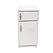 Produktbild DingLong 1:12 Puppenhaus Puppenstuben Möbel - Mini Kühlschrank Weiß, Miniatur Modell der Life-Play-Szene/Dollhouse Accessoires- Mini Refrigerator 6.2x5.4x13cm
