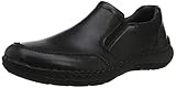 Leichte Laufsohle Rieker Herren 03061-01 Slipper, Schwarz 01, 43 EU