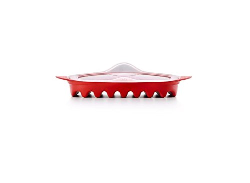 Lékué 0220250r14 m150 Mikrowelle Backblech mit Deckel Kunststoff rot 45 x 35 x 25 cm - 2