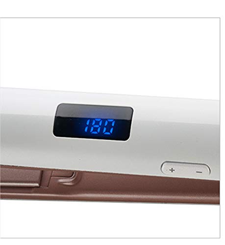 Hair Straightener Thermostat Perm Digital Display Ceramic Splint Does Not Hurt Hair  Straight Hair  Curly Hair Dual-Use Straightening Board