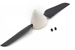 SPARKHOBBY 2 set 4.5x3/5.1x3.1/5.5x3.3 Mini pieghevole elica pagaia con apertura 2.0mm Prop Spinner Cover per RC Glider droni (2set 5.1x3.1 CW)