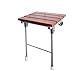 Produktbild JH Faltender Duschhocker, Badstuhl Wandmontage Massivholzplatte + Edelstahlhalterung Lackierprozess Komfortable Rutschfeste Schwangere Frauen Die älteren Kastanienfarbe 380 * 338cm, 300 * 258cm