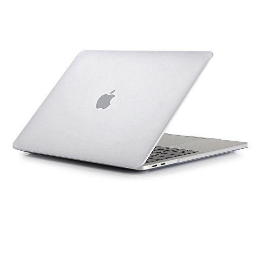 Glatte, Soft-Touch-Matte Kunststoff Hard Shell Schutzhülle für Apple MacBook Pro 15,4 39,1 cm mit Touch Bar und Touch ID 2016 Release A1707 durchsichtig 39,12 cm