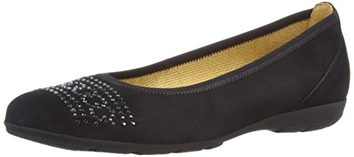 Preisvergleich Produktbild Gabor 24.161.17 Copacabana Damen Ballerinas Black (Black Suede) 38