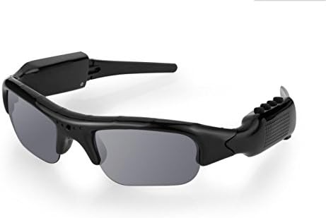 HYLM Bluetooth Video Recording Glasses 1080P HD Spy Camera Video Recorder &amp; Photograph Sunglasses Polarized Glasses For Hunting Fishing Outdoor Sports , black