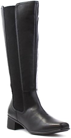 Gluv Womens Black Leather Long Leg Boot - Size 5 UK - Black