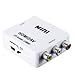 Price comparison product image Caxmtu HD Video Converter Box HDMI to RCA AV CVSB L/R Video Switch Adapter 1080P HDMI2AV Support NTSC PAL Output