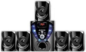 Scherzando 60 Watts 5.1 Channel Multimedia Bluetooth Home Theatre Speaker System (Black)