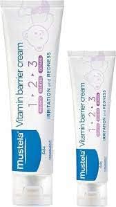 Mustela Vitamin Barrier 1.2.3 100 ml + 50 ml Pişik Kremi Hediye