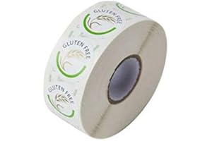 We Can Source It Ltd - Food Allergen for All Catering Products - Warning Label 25mm Round - 1000 Labels Per Roll - 2 Rolls