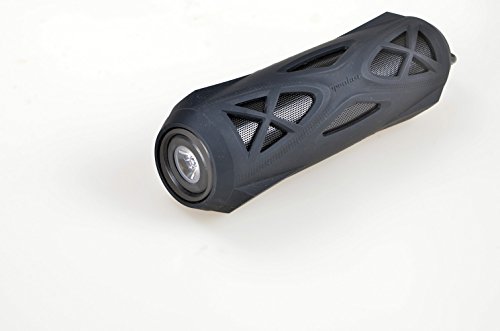 Preisvergleich Produktbild IPX7 Wasserdicht Stereo Tragbare Multifunktions-Bluetooth-Sport-Lautsp... Unterstützung Mobile Macht, Mikrofon, Notfall Taschenlampe, TF-Kartenfunktion, Geeignet Für Outdoor-Reiten Wandern Camping,Black