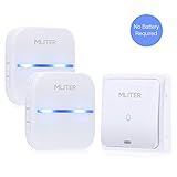【4 MODO Y FUNCIÓN DE MEMORIA】: Flash LED / Sonido / Sonido y Flash LED / Sonido y LED parpadean todo el tiempo. El timbre no interferirá con otros dispositivos remotos. Debido a la función de memoria, la última melodía y el nivel de volumen se recordarán después de un corte de energía.