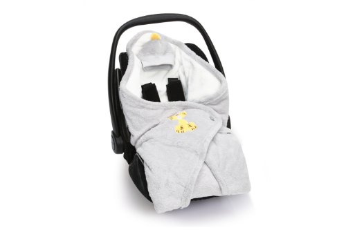 Baby Boum Softy Biside Crazy 90 392CRAZY90SF Terry Blanket for Baby Carrier in Colour Plum