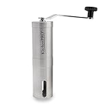 KitchenPRO Professional Stainless Steel Manual Coffee Grinder - Aeropress Compatible