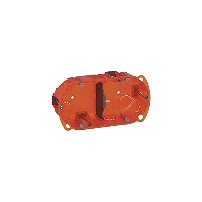 Legrand LEG90506 Boîte d'encastrement 2 postes Batibox multi matériaux Profondeur 50 mm