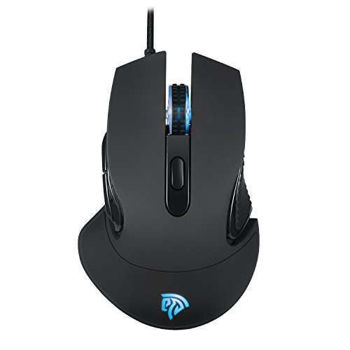 EasySMX Gaming RGB Mouse  GM-787 Rat  n para Gaming con   ptico 5000DPI  Iluminaci  n RGB  y 5 Botones Programables para Juegos Oficina  Negro 