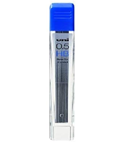 Uni Mechanical Pencil Lead - Hi-Uni 0.5mm H Hardness, 40 Leads Per Pack