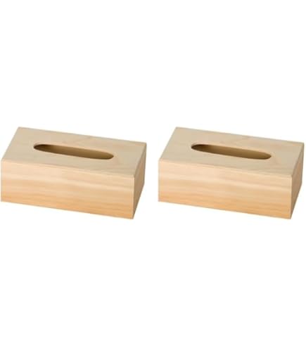Scatola Per Fazzoletti In Legno Greco - 2,5x14x8 Cm, Da Decorare, Per Fai Da Te - Foto 8