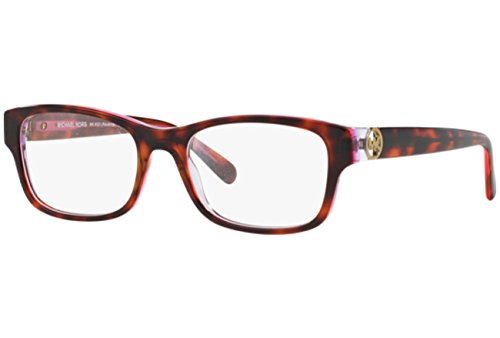 Preisvergleich Produktbild Michael Kors Unisex-Erwachsene MK8001 Brillengestelle, Rot / Transparent, 5