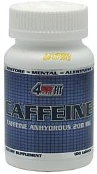 4 EVER FIT CAFFEINE 100 Tablets Restore Mental Alertness