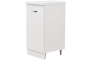 Shally Dogan Mobile Base per Cucina, Mobiletto con Struttura in Legno Robusta e Resistente (Anta Singola)