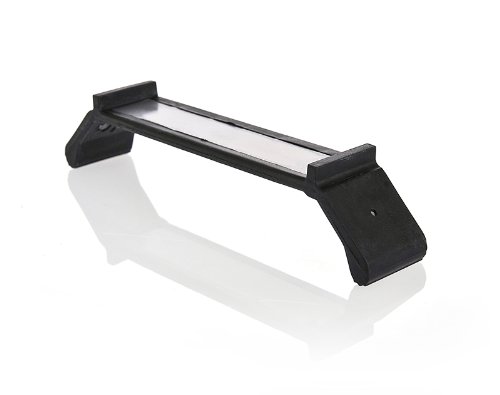 REER Door Stop with Rubber Buffers in Black