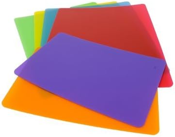 Proctor Silex Set of 6 Poly Flex Cutting Mats Assorted Colors and Sizes 09044